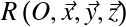 &Eacute;quation en notation Latex&nbsp;: R\left(O,\vec{x},\vec{y},\vec{z}\right)