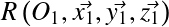 &Eacute;quation en notation Latex&nbsp;: R\left(O_1,\vec{x_1},\vec{y_1},\vec{z_1}\right)