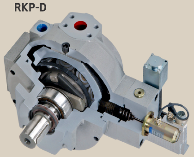 Pompe RPK-D de MOOG ouverte