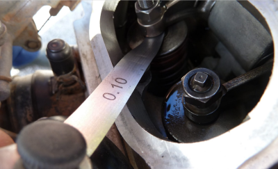 R&eacute;glage du jeu aux soupapes